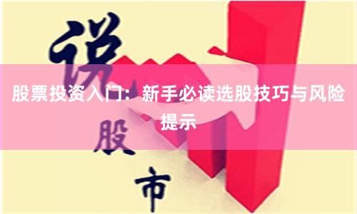 股票投资入门：新手必读选股技巧与风险提示